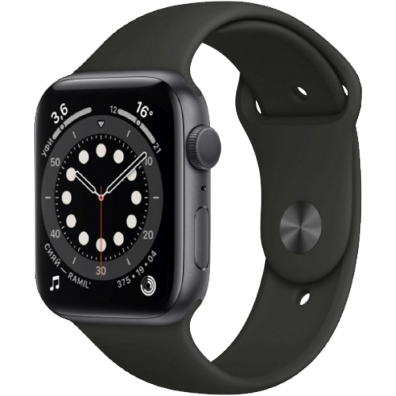 Apple Watch Series 6 40mm Space Gray Aluminum Case Anthracite/Black Nike Sport Band