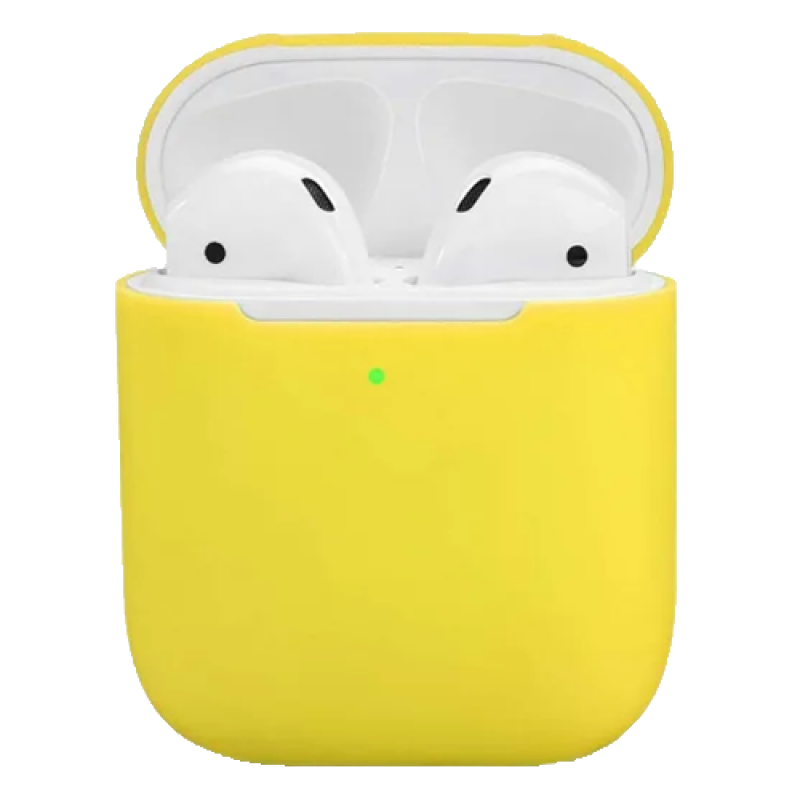 Чехол силиконовый для Airpods (желтый)