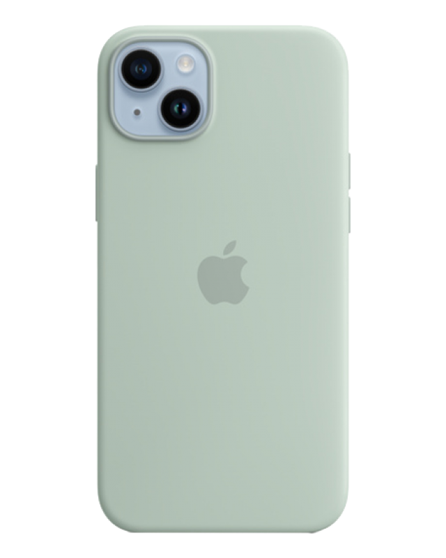 Накладка Apple iPhone 14 Plus Silicon Case MagSafe No Animation (Бузина)