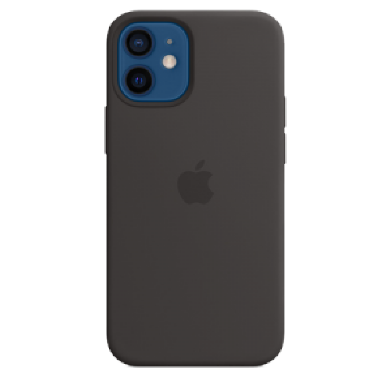 Накладка Apple iPhone 12 Pro Max Silicon Case MagSafe (Черный)